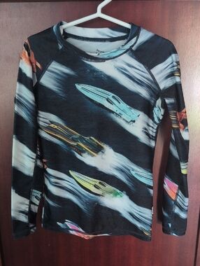 Molo - Neptune Long Sleeve Swim Shirt - Super Boats